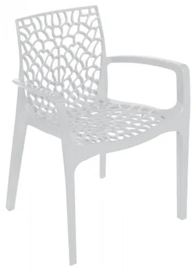 Immagine prodotto di Poltrona Gruvyer in polipropilene – Bianco – Grand Soleil