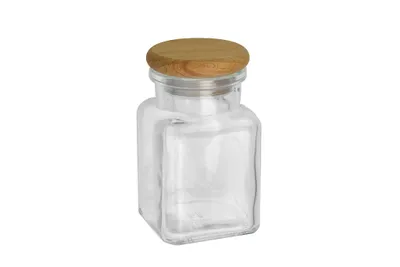 Image de Pot à épices 150ml avec couvercle en bois - 8592676000634