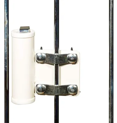 Imagen del producto de Soporte para sombrillas para balcones, Blanco, Ø 35 mm