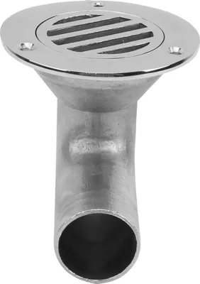 Obrázek produktu pro Odolná loď podlahový odtok 316 z nerezové oceli námořní 90 stupňů paluby vody odtok 38 mm