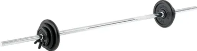 Produktbild von Sport-Thieme Langhantel-Set 50 kg oder 75 kg, Gummiert, 50 kg