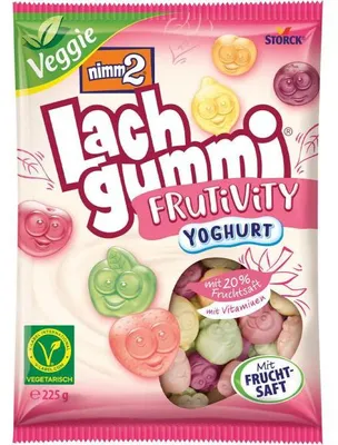 Immagine prodotto di nimm2® 680423 nimm2® Lachgummi Fruitivity Yoghurt Fruchtgummi 225,0 g