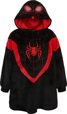 Obrázek produktu pro Dětská mikina s kapucí Spider-Man, Snuddie, černá 104-116 cm