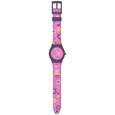 Obrázok produktu pre Peppa Wutz náramkové hodinky (analógové) detské hodinky Watch Pig pink purple pink girls