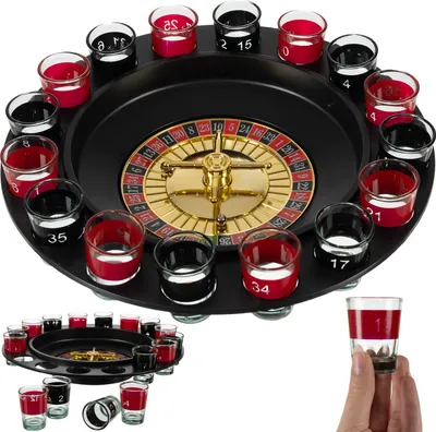 Immagine prodotto di Roulette Gioco da bere 16 bicchieri Articoli per feste Gioco per adulti 23463