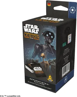 Produktbild von Star Wars: Legion – Separatisten-Allianz Einheitenkarten-Set