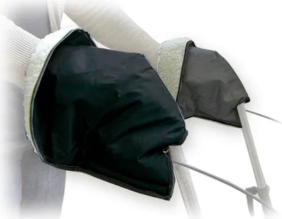 Produktbild von Rollatorhandschuhe - Handschuhe für Rollstuhl oder Rollator, gefüttert