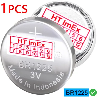 Produktbild von BR1225 3V Lithium Knopfzelle kompatibel Panasonic für Autoschlüssel & Fernbedienung