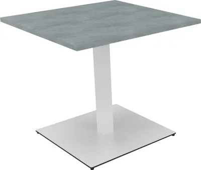 Produktbild von Bespr.ti Rechteck Tellerfuß Quadrat B800xT8000xH720 ws/Beton