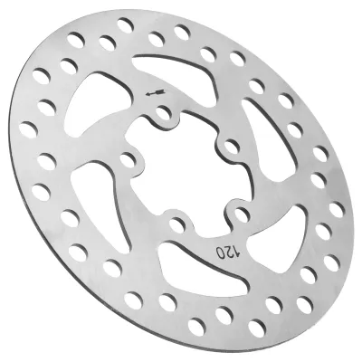 Obrázok produktu pre Brzdový kotúč pre M365/PRO/PRO2, 120 mm brzdový kotúč, rotor disku elektrického skútra, brzdový kotúč skútra s 5 otvormi, brzdový kotúč z nehrdzavejúcej ocele, rotor brzdového kotúča