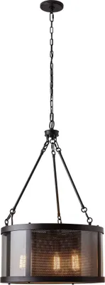 Produktbild von Elstead Bluffton Hängeleuchte E27 3-fach Ölgeriebene Bronze