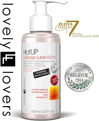 Produktbild von Lovely Lovers - HotUP wärmendes Intimmassagegel, angereichert mit Aphrodisiaka, 150 ml