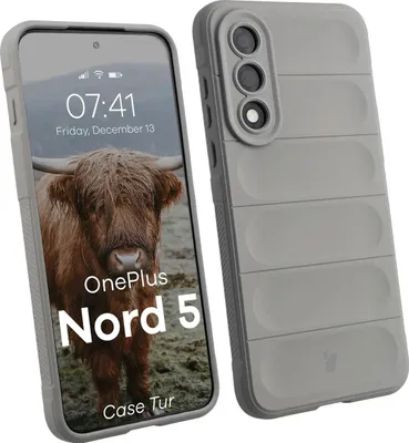 Produktbild von Robuste Handyhülle für OnePlus Nord 5, Bizon Case Tur, Hellgrau