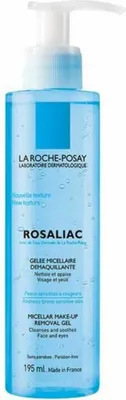 Image de La Roche Posay Toleriane Rosaliac Gel micellaire démaquillant, 195 ml