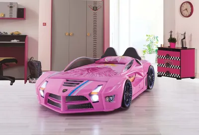 Produktbild von Autobett „Luxury Full“ in Pink
