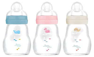 Produktbild von MAM FEEL GOOD Baby-Flasche + Sauger, 170ml Fassungsvermögen, -frei