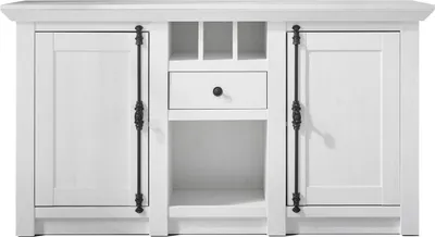Produktbild von Sideboard Westerland - Landhaus Pinie Weiß ohne Korb