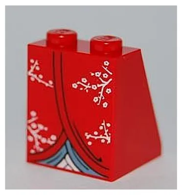 Imagen del producto de LEGO, bloque inclinado rojo, 2 x 2 x 2 (3678bpb025) – nuevo
