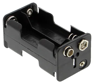 Produktbild von Batteriefach - 4x AA (6V), kompakt mit Clip Anschluss