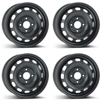 Obrázek produktu pro 4 hliníková kola Alcar, rozměr 5.5Jx14 palců, rozteč 4x108, posun ET47, pro vozidla Mazda 2, sada 4 kusy