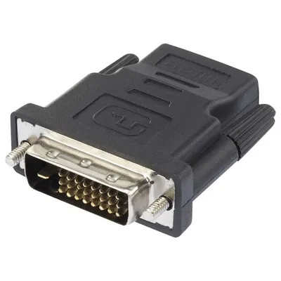 Produktbild von Videoreduktion, DVI (24+1) M - HDMI F, schwarz, Logo