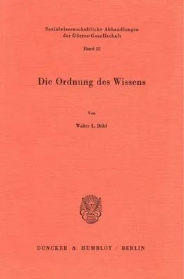 Produktbild von Die Ordnung des Wissens.