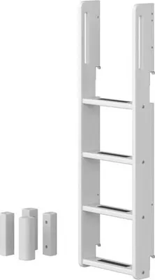 Immagine prodotto di Montanti bianchi e scale verticali per letto a castello bianco