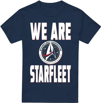 Obrázok produktu pre Star Trek: Discovery - Tričko "We Are Starfleet" pre mužov TV5617 (L) (námornícka modrá)