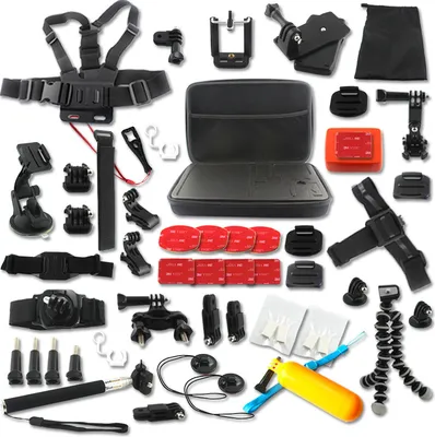 Immagine prodotto di INF Kit di accessori per GoPro Hero - 50 parti
