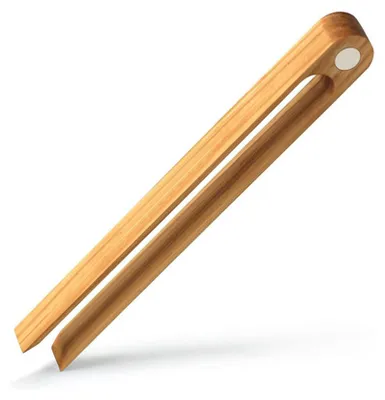 Obrázek produktu pro Magnetické kleště na toast z bambusu, kuchyňský toast pro vaření s přírodními kuchyňskými potřebami