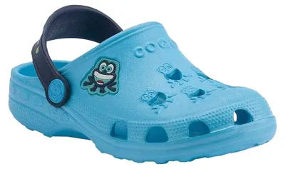 Produktbild von Coqui - "Little Frog" Clogs für Kinder PP12017 (23 EU - 24 EU) (Blau)
