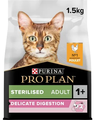 Produktbild von Purina Sterilised OPTIDigest, Adult, Huhn, 1,5 kg, Antioxidantien enthalten