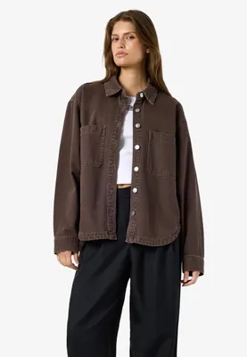 Produktbild von NOISY MAY Leichte Übergangsjacke Langarm Umlegekragen Brusttaschen Größe: M