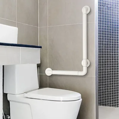 Obrázek produktu pro Jiubiaz Grab Bar Bath Handle 60x40cm Bath Handle White Handle Entry Aid Koupelna Vana