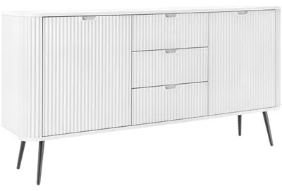 Produktbild von Kommode ZOVI 02 weiß / schwarz