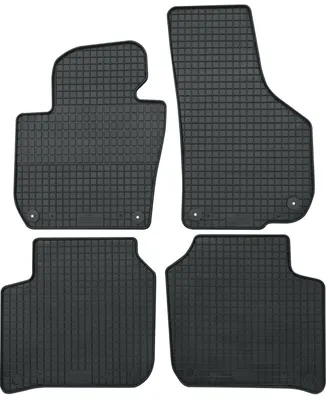 Produktbild von für Skoda Superb ab 07/2008-05/2015 Passform PETEX Gummimatten 4-teilig schwarz Allwettermatten Gummifußmatten