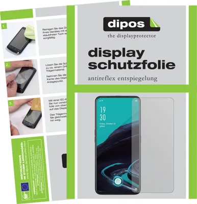 Obrázek produktu pro 2x Ochranná fólie pro Oppo Reno2 F matt Screen Protector Film Ochrana displeje dipos