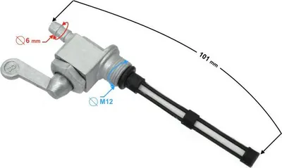 Immagine prodotto di Rubinetto benzina per ciclomotore Simson S-51, filettatura 12