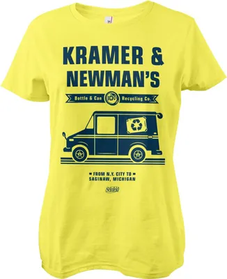 Produktbild von Kramer & Newman's Recycling Co Girly Tee - XX-Large - Yellow