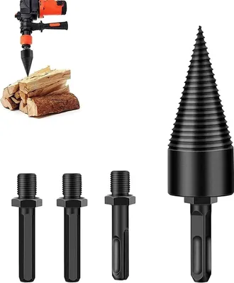 Produktbild von 42mm Holzspalter Bohrer, Spaltholzkegel Holzspalterbohre, Kegelspalte