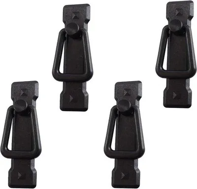 Produktbild von Antik Drop Griff Set 4 Bronzegrau Schubladen Griffe für Küche