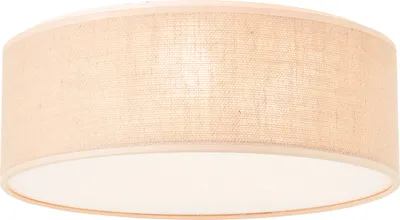 Produktbild von BRILLIANT gemütliche Deckenleuchte ANIELA | Deckenlampe im Naturton mit Ø 38 cm | 2x E27 Fassung max. 40W | Metall/Textil