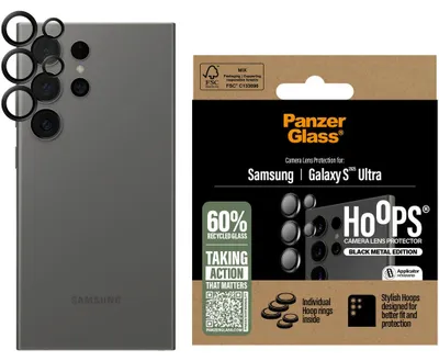 Produktbild von PanzerGlass ® PicturePerfect Kameraschutz Samsung Galaxy S25 Ultra, Samsung, Samsung - Galaxy S25 Ultra, Trockene Anwendung, Kratzresistent, Schockresistent, Transparent, 1 Stück(e)