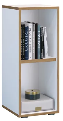 Obrázok produktu pre Drevený kancelársky regál Policový regál Salia 2f