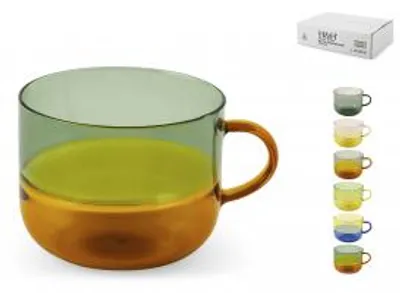 Immagine prodotto di H&H Set 6 Mug Duo Colori Assortiti Cc290