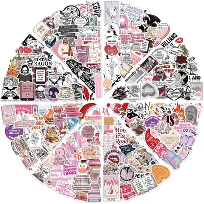 Produktbild von Retro Aufkleber 400 Stück, Vinyl, wasserdicht, für Journaling