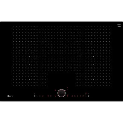 Produktbild von Neff T68FS6RX2, Schwarz, Integriert, 80 cm, Zonen-Induktionskochfeld, Glaskeramik, 4 Zone(n)
