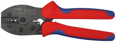 Produktbild von Knipex Crimp-Hebelzange für Aderendhülsen in 220 mm Länge - 97 52 38 SB