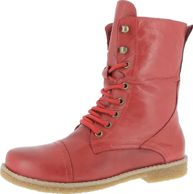 Produktbild von Andrea Conti Damen Stiefelette Leder Schnürboot 0348760, Größe:37 EU, Farbe:Rot