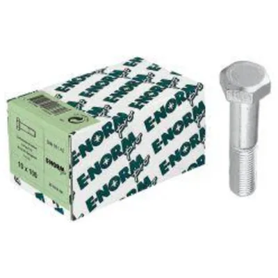 Produktbild von 100 Stück E-NORMpro DIN 931 Edelstahl A2 M6 x 60 HP (D931 Schaftschrauben)
